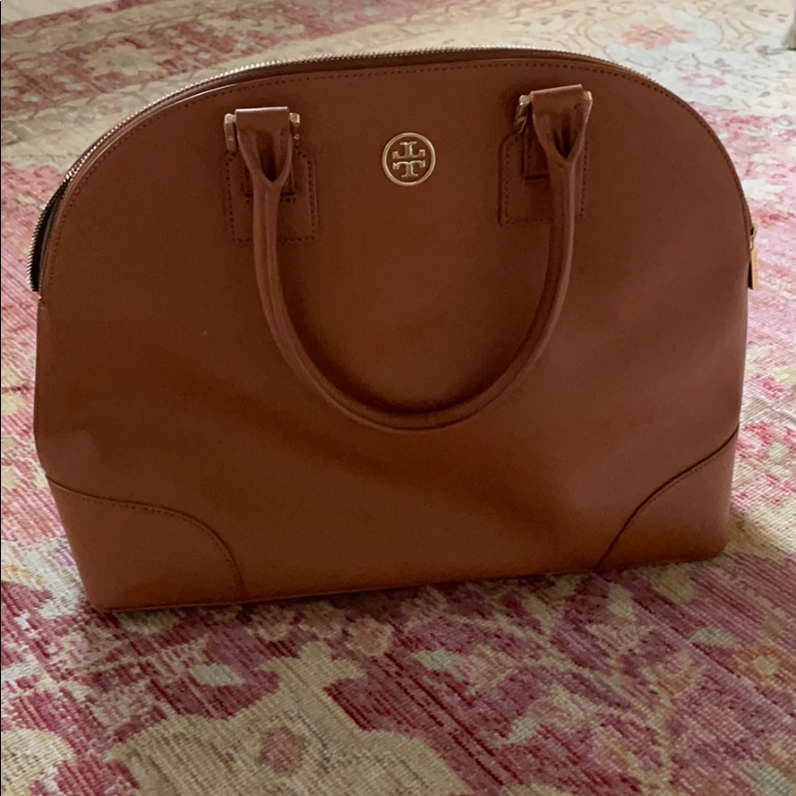 Tory Burch Brown Leather Handbag